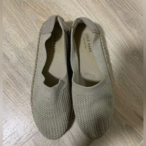 Gold Cole Haan espadrilles size 7